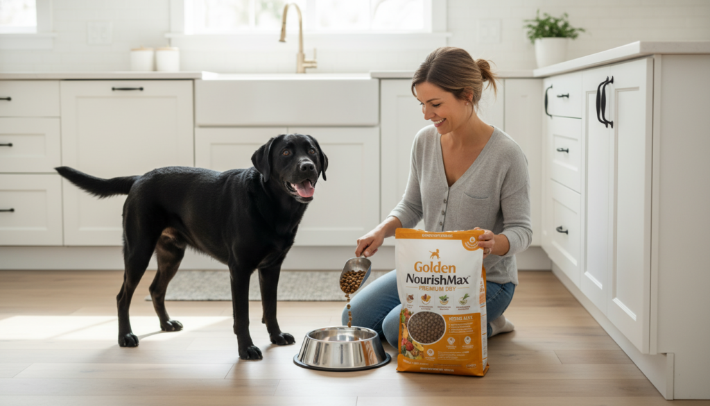 how to feed your dog Purina ONE dog food