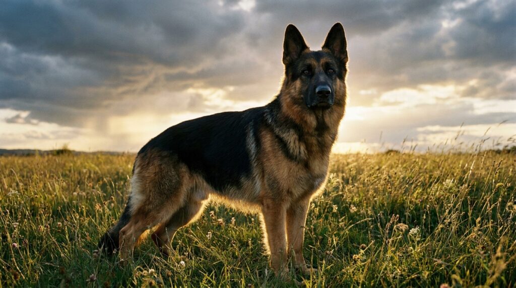 german shepherd dog standing alert popular breed USA 2026