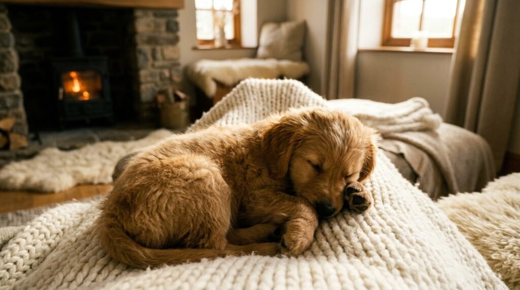 Is it normal for puppies to breathe fast while sleeping