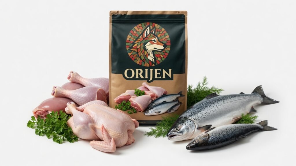 Orijen Original high protein dog food for active German Shepherd