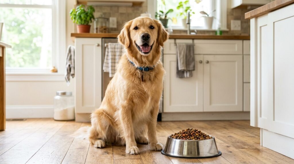 best pet food for dogs in a bowl
