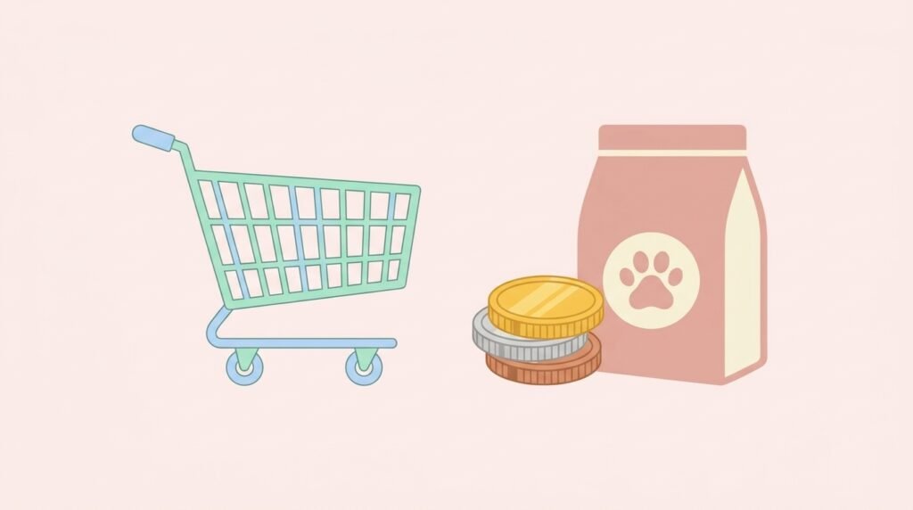 Comparing the price of Purina Pro Plan and Royal Canin pet food
